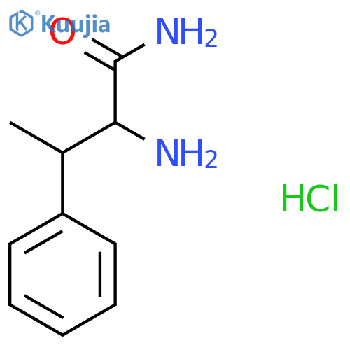 2-Amino-3-phenylbutanamide hydrochloride structure