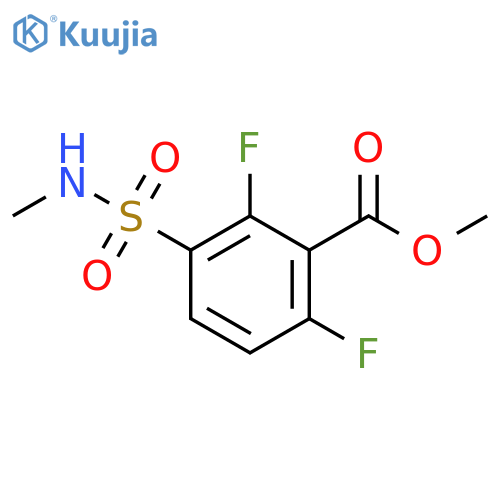 methyl 2,6-difluoro-3-(methylsulfamoyl)benzoate structure