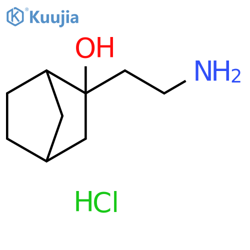 2-(2-aminoethyl)bicyclo2.2.1heptan-2-ol hydrochloride structure