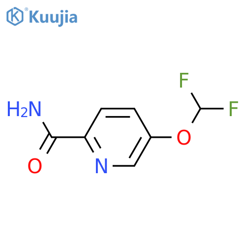 5-(Difluoromethoxy)pyridine-2-carboxamide structure