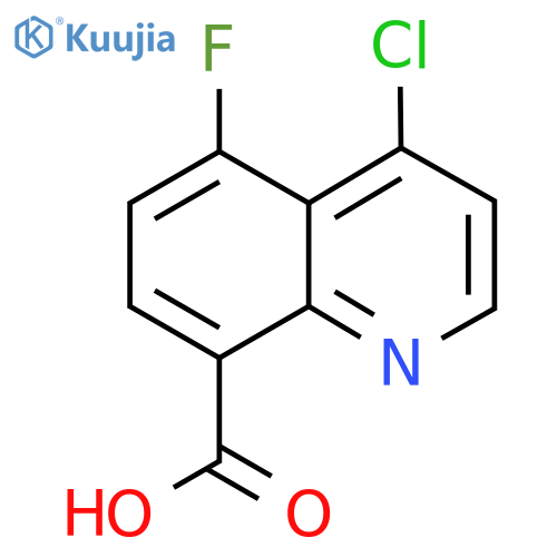 4-Chloro-5-fluoroquinoline-8-carboxylic acid structure