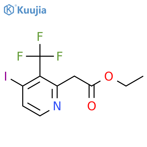 Ethyl 4-iodo-3-(trifluoromethyl)pyridine-2-acetate structure