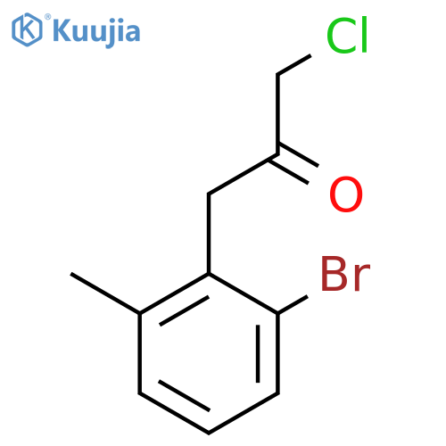 1-(2-Bromo-6-methylphenyl)-3-chloropropan-2-one structure