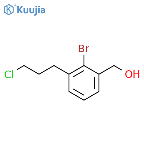 2-Bromo-3-(3-chloropropyl)benzyl alcohol structure