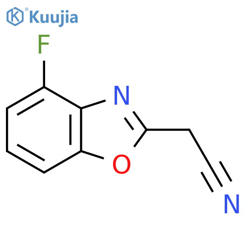 4-Fluorobenzo[d]oxazole-2-acetonitrile structure