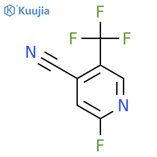 2-Fluoro-5-(trifluoromethyl)isonicotinonitrile structure