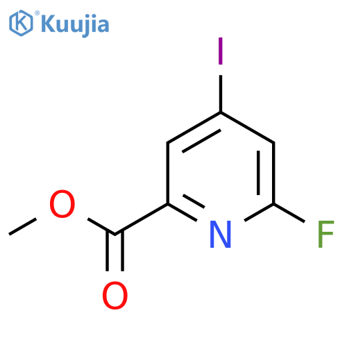 Methyl 6-fluoro-4-iodopicolinate structure