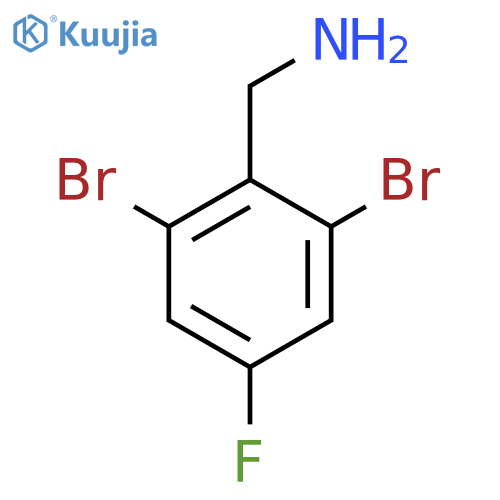 2,6-Dibromo-4-fluorobenzylamine structure