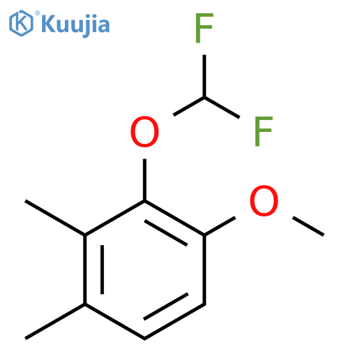 2-Difluoromethoxy-3,4-dimethylanisole structure
