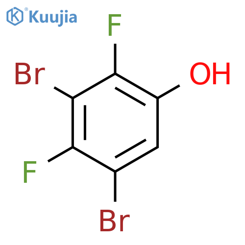 3,5-Dibromo-2,4-difluorophenol structure