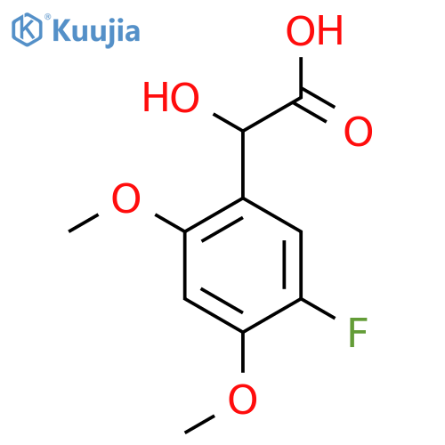 2,4-Dimethoxy-5-fluoromandelic acid structure