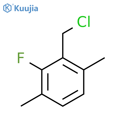3,6-Dimethyl-2-fluorobenzyl chloride structure
