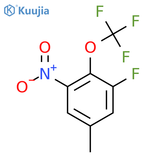 3-Fluoro-5-nitro-4-(trifluoromethoxy)toluene structure