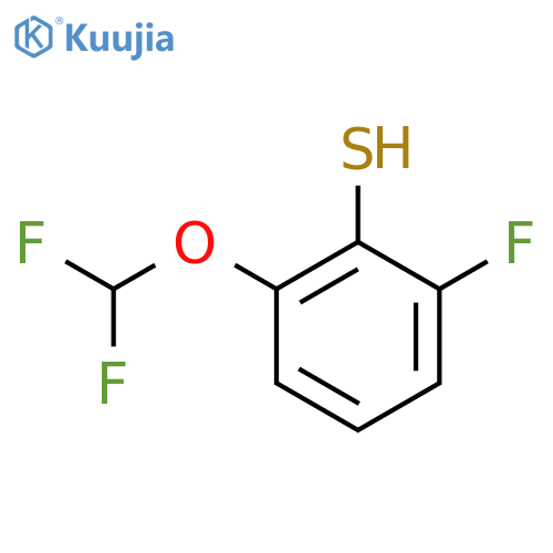 2-Difluoromethoxy-6-fluorothiophenol structure