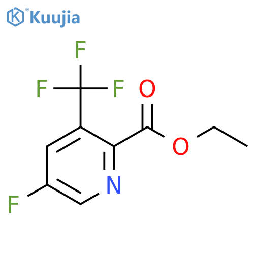 Ethyl 5-fluoro-3-(trifluoromethyl)picolinate structure