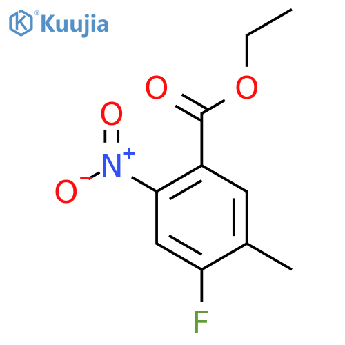 Ethyl 4-fluoro-5-methyl-2-nitrobenzoate structure