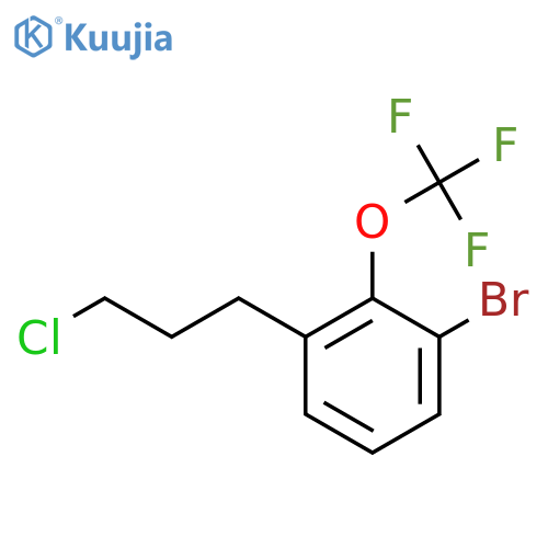 2-Bromo-6-(3-chloropropyl)(trifluoromethoxy)benzene structure
