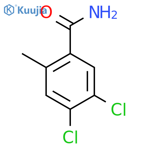 4,5-Dichloro-2-methylbenzamide structure