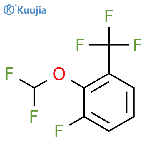 2-Difluoromethoxy-3-fluorobenzotrifluoride structure