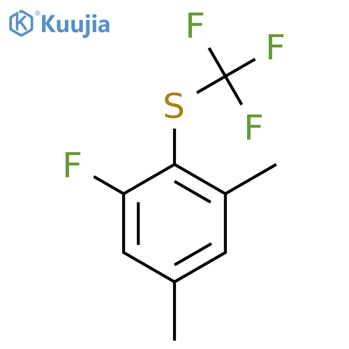 1,5-Dimethyl-3-fluoro-2-(trifluoromethylthio)benzene structure