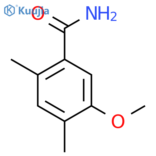 2,4-Dimethyl-5-methoxybenzamide structure