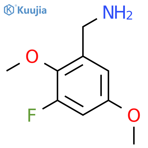2,5-Dimethoxy-3-fluorobenzylamine structure