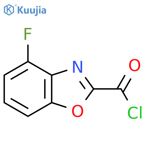 4-Fluorobenzo[d]oxazole-2-carbonyl chloride structure