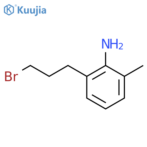2-(3-Bromopropyl)-6-methylaniline structure
