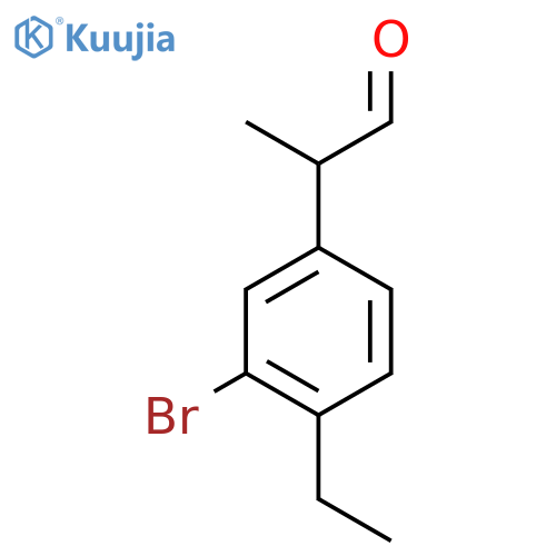 3-Bromo-4-ethylphenylpropanal structure