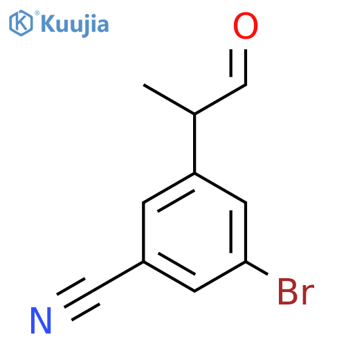 3-Bromo-5-cyanophenylpropanal structure