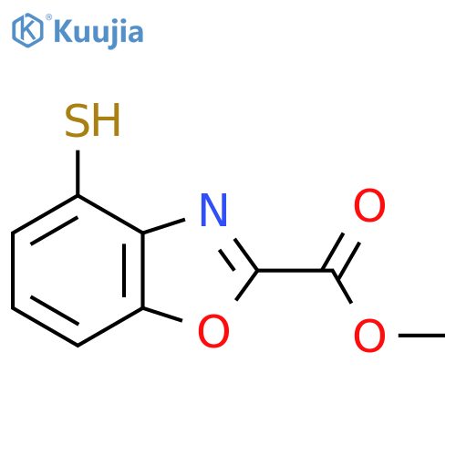 Methyl 4-mercaptobenzo[d]oxazole-2-carboxylate structure