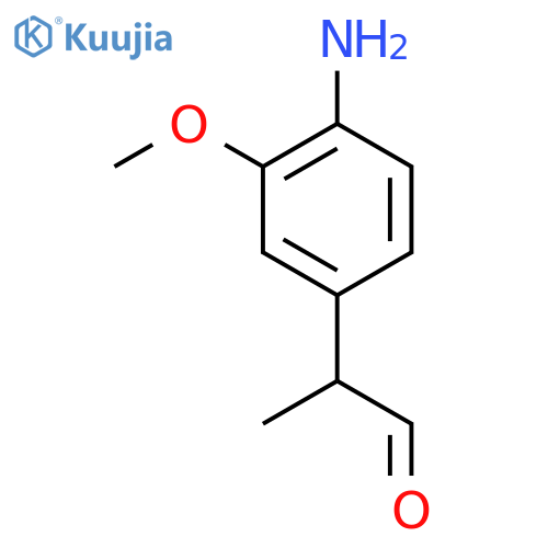 4-Amino-3-methoxyphenylpropanal structure