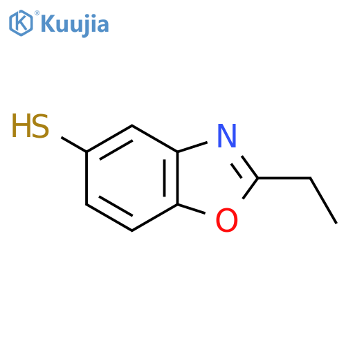 2-Ethyl-5-mercaptobenzo[d]oxazole structure