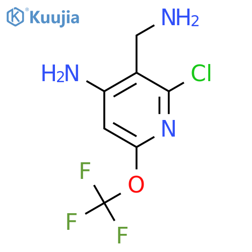 4-Amino-3-(aminomethyl)-2-chloro-6-(trifluoromethoxy)pyridine structure