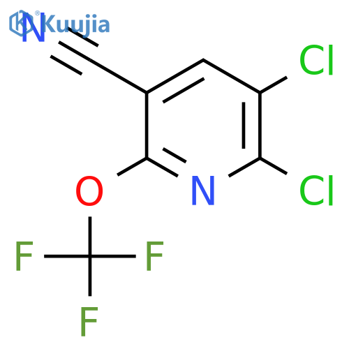 5-Cyano-2,3-dichloro-6-(trifluoromethoxy)pyridine structure