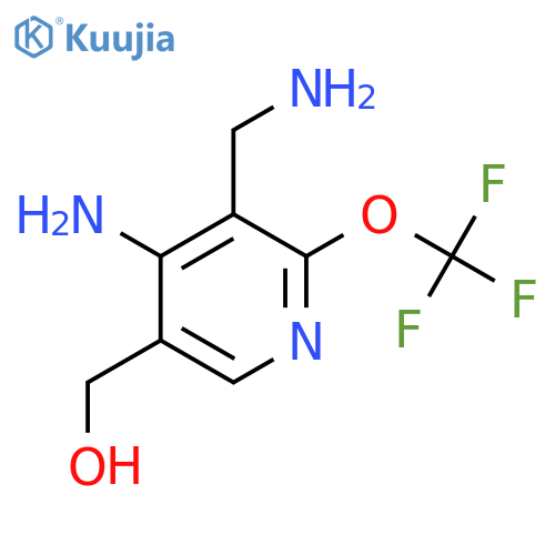 4-Amino-3-(aminomethyl)-2-(trifluoromethoxy)pyridine-5-methanol structure