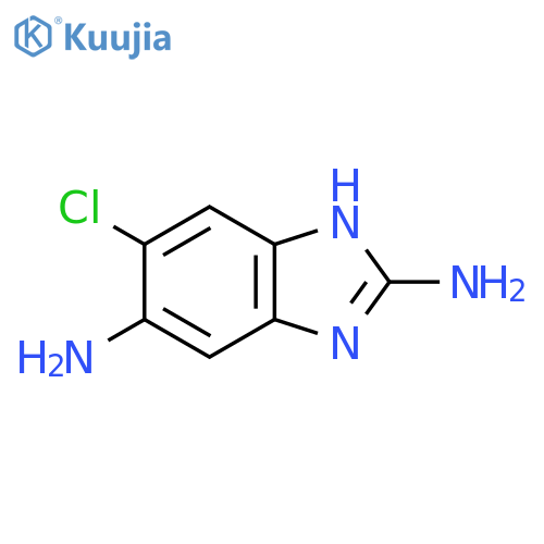 6-Chloro-2,5-diamino-1H-benzimidazole structure
