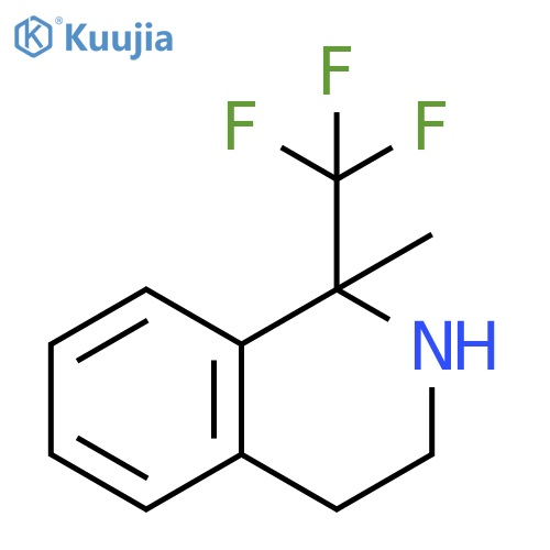 Isoquinoline, 1,2,3,4-tetrahydro-1-methyl-1-(trifluoromethyl)- structure