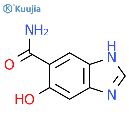 5-Hydroxy-1H-benzimidazole-6-carboxamide structure