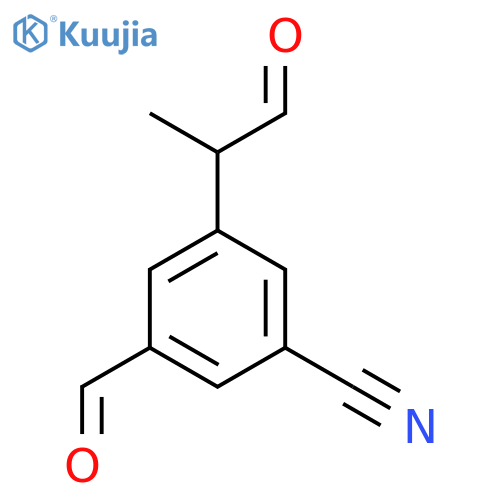 3-Cyano-5-formylphenylpropanal structure