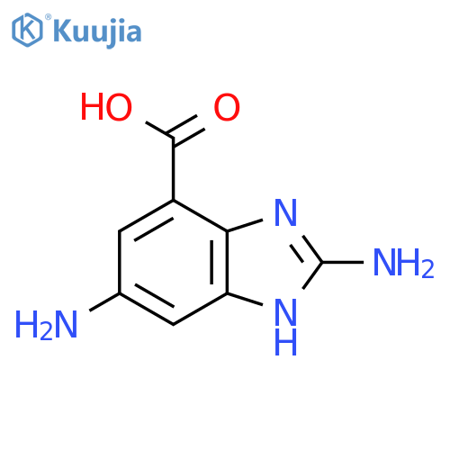 2,5-Diamino-1H-benzimidazole-7-carboxylic acid structure