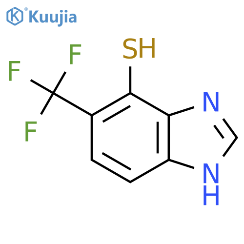 4-Mercapto-5-trifluoromethyl-1H-benzimidazole structure