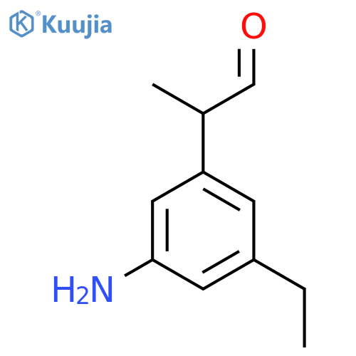 3-Amino-5-ethylphenylpropanal structure
