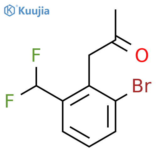 1-(2-Bromo-6-(difluoromethyl)phenyl)propan-2-one structure