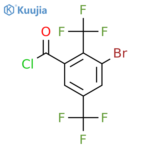 2,5-Bis(trifluoromethyl)-3-bromobenzoyl chloride structure