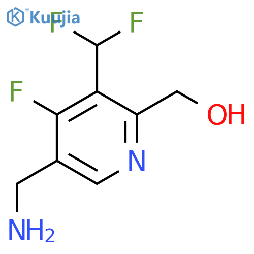 5-(Aminomethyl)-3-(difluoromethyl)-4-fluoropyridine-2-methanol structure