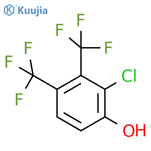 3,4-Bis(trifluoromethyl)-2-chlorophenol structure