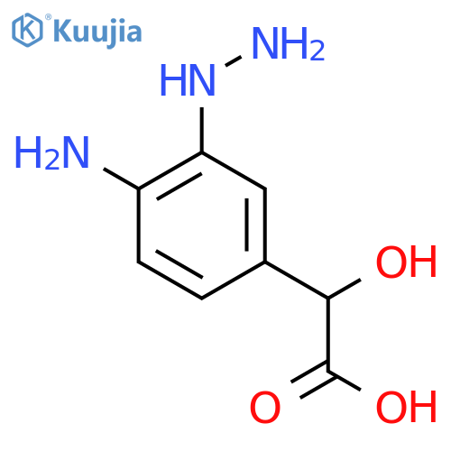 4-Amino-3-hydrazinylmandelic acid structure