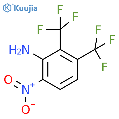 2,3-Bis(trifluoromethyl)-6-nitroaniline structure