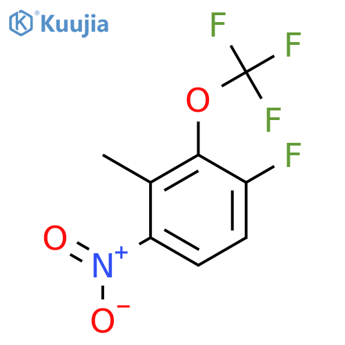 3-Fluoro-6-nitro-2-(trifluoromethoxy)toluene structure